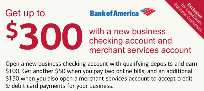 Bank Of America Promotions: $100, $150, $200, $250, $300...