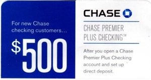 chase premier plus checking offer