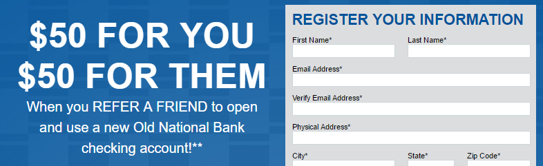 How do you log into an account with Old National Bank?