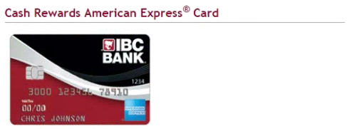 IBC Cash Rewards American Express