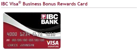 IBC Visa Business Bonus Rewards Card