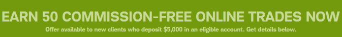 OptionsXpress Free Trades Promotion