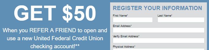 United Federal Credit Union $500 Checking Bonus
