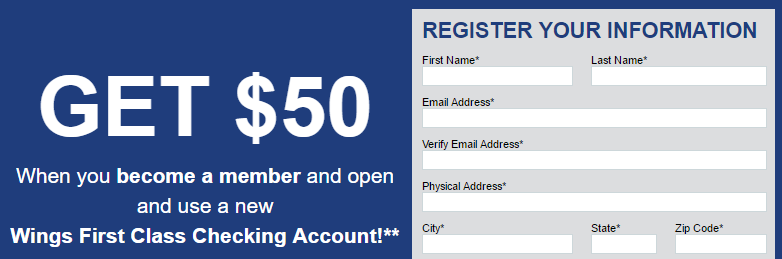 Current checking account promotions Qualified applicants will be issued a classic VISA at % APR* with a $ credit limit; After 12 months of consistent 'on time' payments, accounts will be re-evaluated and credit balance may be increased.