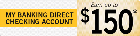 My Banking Direct $150 Checking Bonus