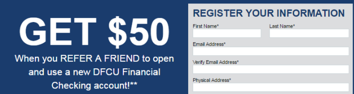DFCU Financial $500 Yearly Bonus