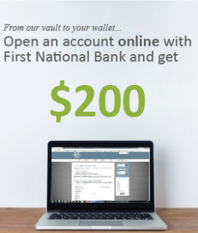 First National Bank Utah $200 Bonus