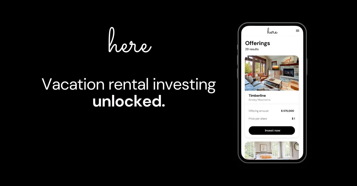 here vacation rental investing