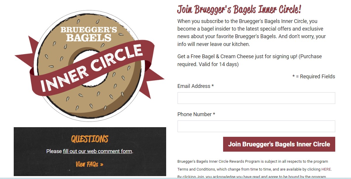 Food Freebie Bruegger’s Bagels Offers A Tasty Promotion for Bagel Lovers MoneysMyLife