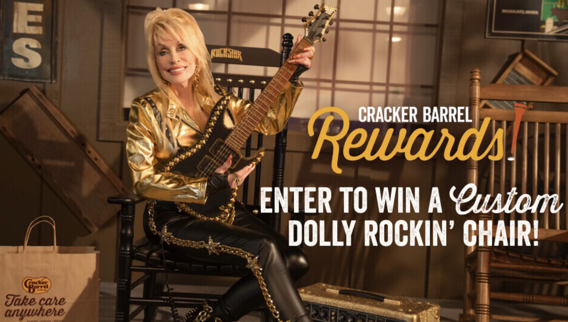 Rock Like Dolly Sweepstakes (Win Dolly Parton's Rocking Chair) Ends