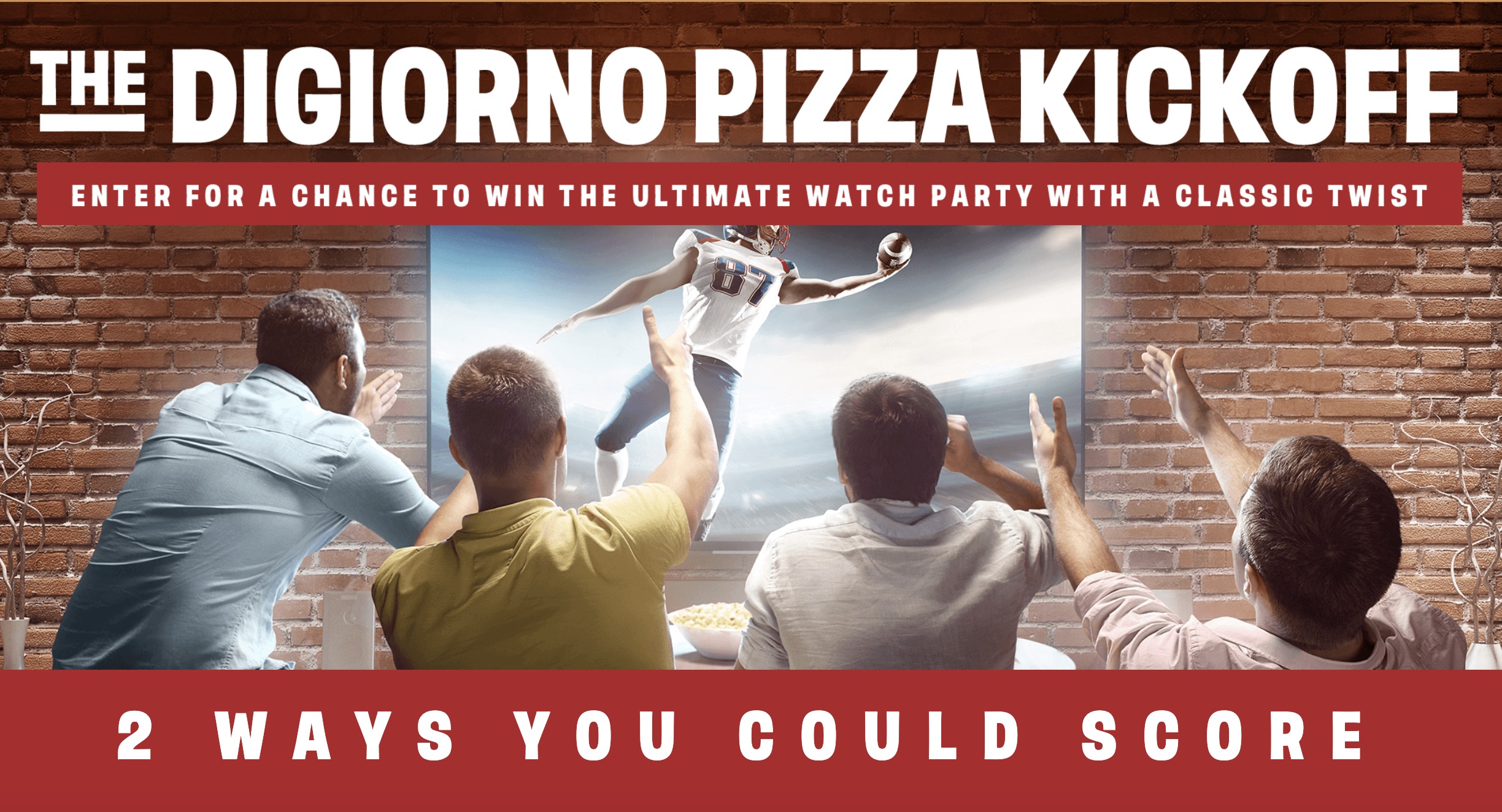 DiGiorno Pizza Kickoff Sweepstakes (Win Football Draft Experience or a