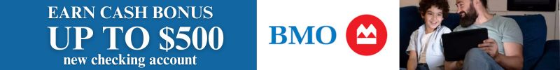 BMO Bank up to $500 bonus